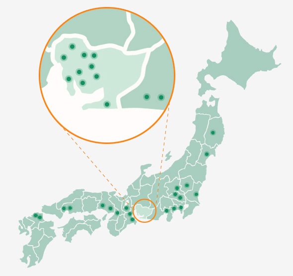 Branches & office locations in japan