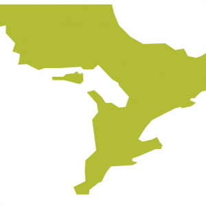 mapa de ontario, toronto