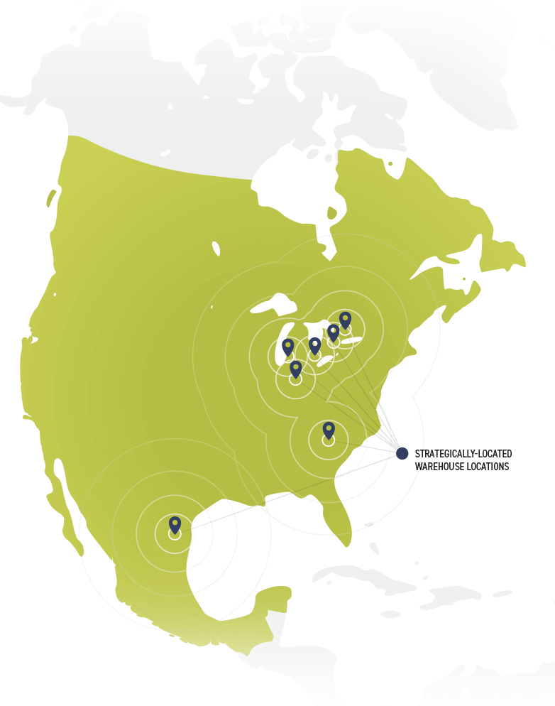 Ubicaciones geográficas de América del Norte