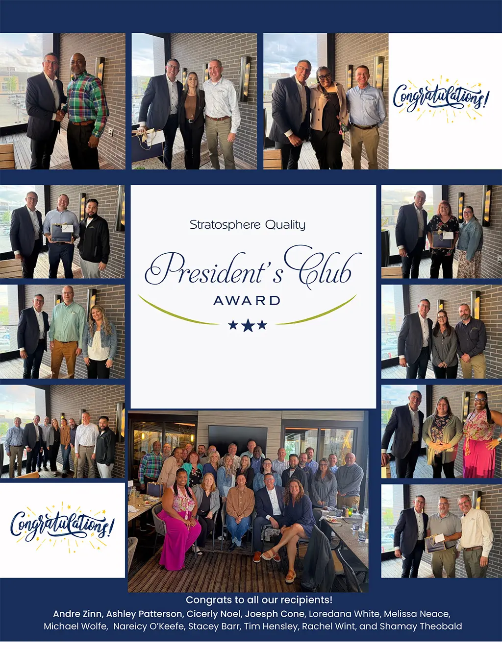 President's club 2025